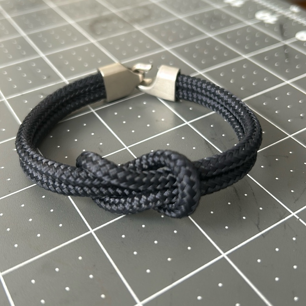 L & L Nautical Rope Bracelet Black  Size L